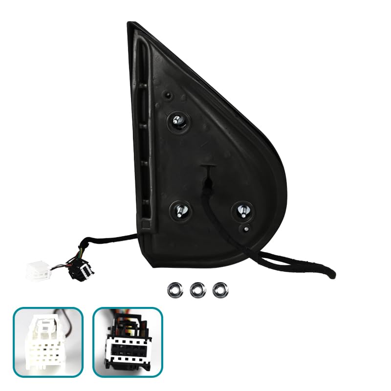 Power Heated Mirror Spec-D Tuning Left Driver Side w/LED Arrow Signal Compatible with 2007-2013 Chevy Silverado, GMC Sierra