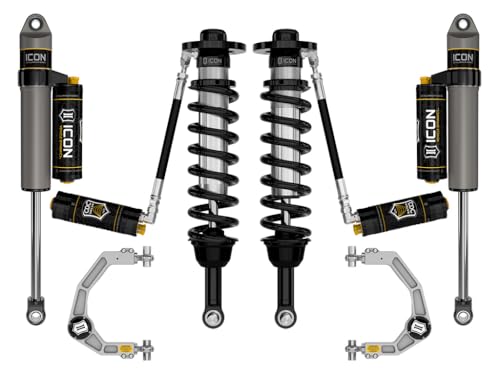 2021-2024 Ford F-150 ICON 4WD, 2.75-3.5" Lift, Stage 4 Suspension System, Billet, CDCV