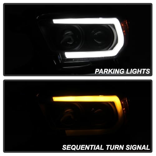 Projector Headlight Spyder - (PRO-YD-TT16V1-SEQ-BSM)