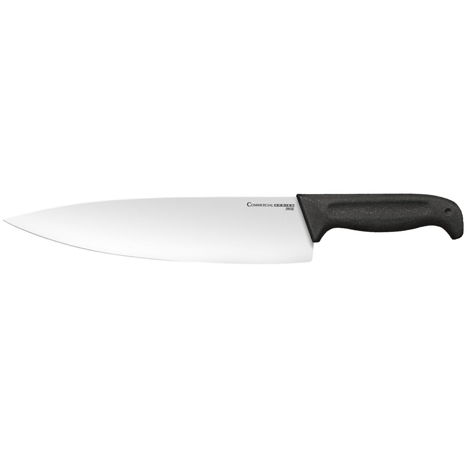 10" Cold Steel Chef's Knife | Durable German 4116 Stainless Steel Fixed Blade Knife with Ergonomic Non-Slip Handle | Versatile Design for Professional & Home Kitchens | Commercial Series