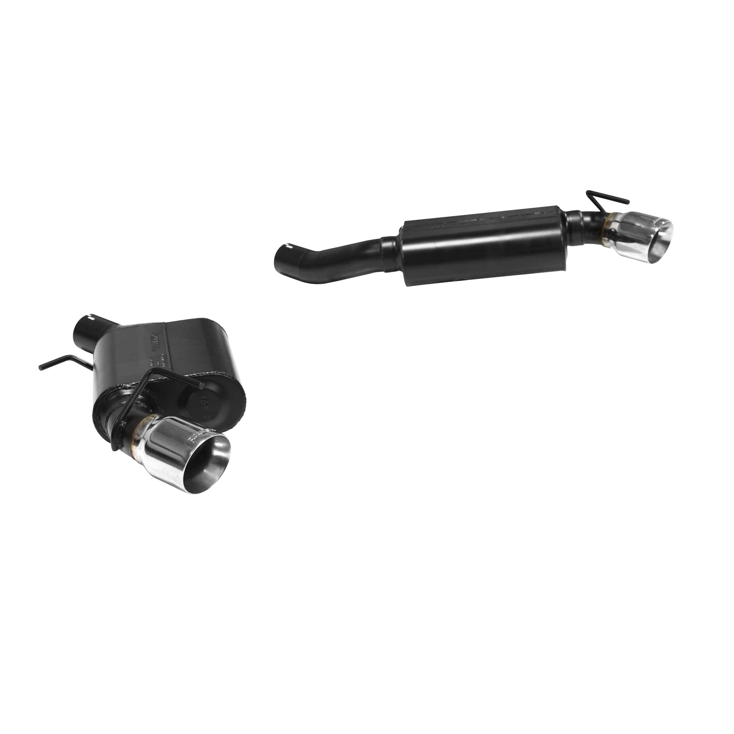 American Thunder Flowmaster 817744 Axle-Back Exhaust Kit 3 Inch 409 Stainless Steel Super 44 Series Mufflers 4 Inch Polished 304 Stainless Tips Compatible with 2016-2024 Camaro SS 6.2L except NPP