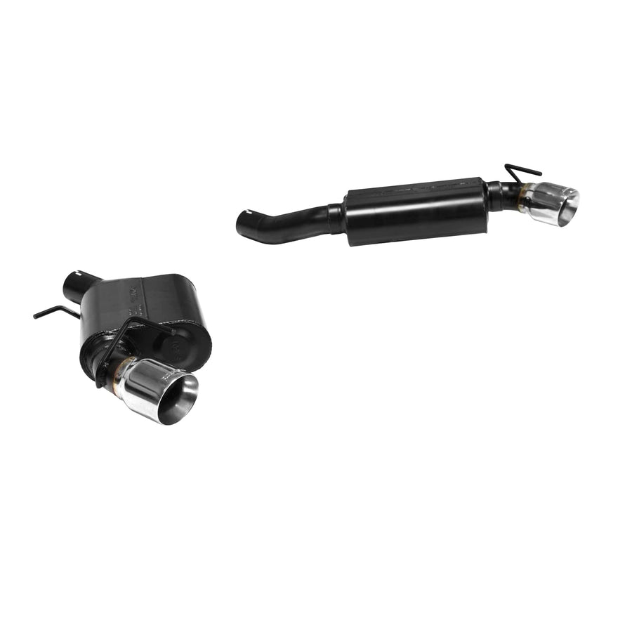 American Thunder Flowmaster 817744 Axle-Back Exhaust Kit 3 Inch 409 Stainless Steel Super 44 Series Mufflers 4 Inch Polished 304 Stainless Tips Compatible with 2016-2024 Camaro SS 6.2L except NPP