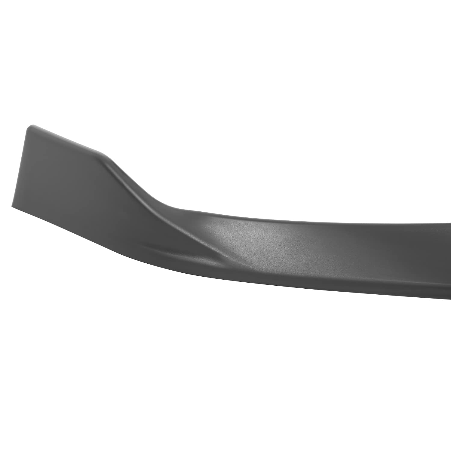 Matte Black Front Bumper Lip Spec-D Tuning Compatible with 2017-2020 Tesla Model S, 2016 Tesla Model S with New Style Bumper