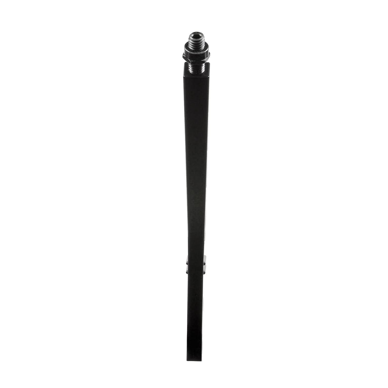 Hurst Gear Shift Lever Stick 8 in. Lay Back Black Aluminum 3/8-16 Thread Shift Knob Not Included