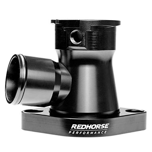 4910-383-24-2 Redhorse Performance Aluminum Filler Neck (Black), 1 Pack