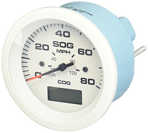 Arctic Gauge Sierra International 781-683-080P Scratch Resistant 80 MPH GPS Speedometer, 3"