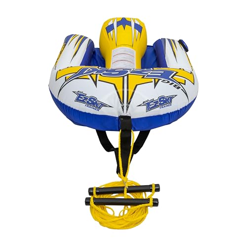 AIRHEAD Towable Tube EZ SKI Water Ski Trainer,White/Blue/Yellow