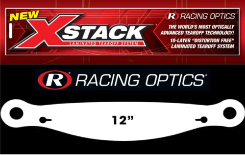 10253C Racing Optics Tear Offs - 2 Mil Thick - 3 Packs of 10 -Clear