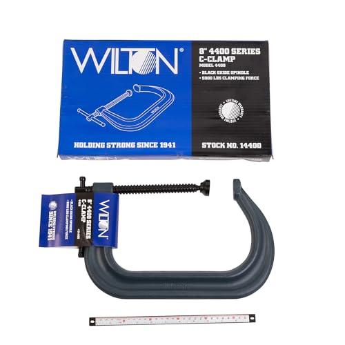 Wilton 8" Opening C-Clamp, 6" Throat, 5900 Lbs. Clamping Force (Model 4408)