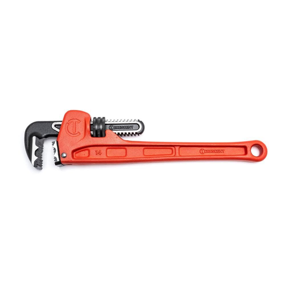 Crescent K9 Jaw Cast Iron Pipe Wrench - Hand Tool for Home Improvement, Mechanic, Plumbing & Repair - 14" - CIPW14