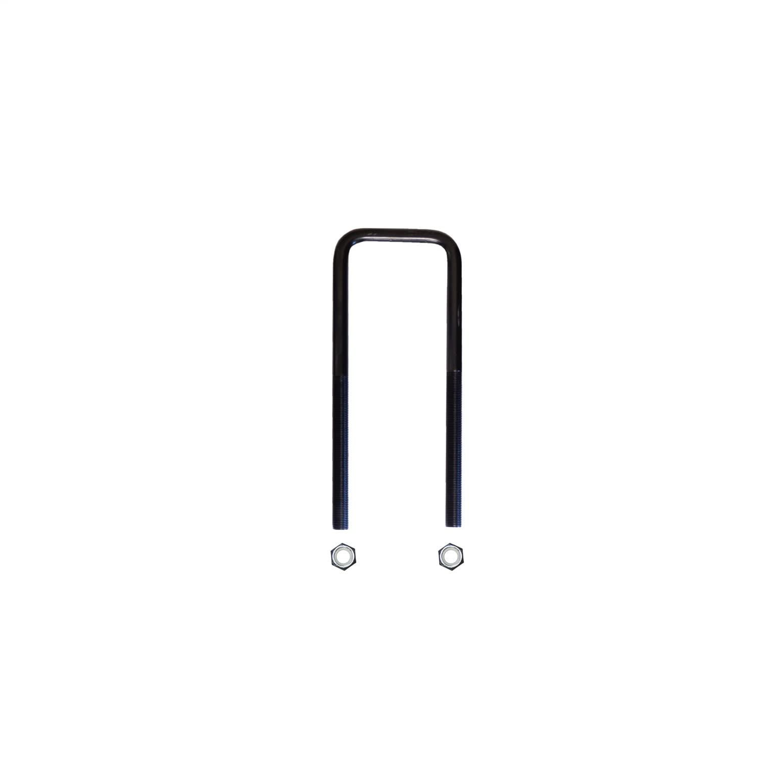 U-Bolt Skyjacker 916X212X1012; Square; 9/16 in. Dia.; 2.5 in. ID Width; 10.5 in. ID Length; Incl. Nuts;