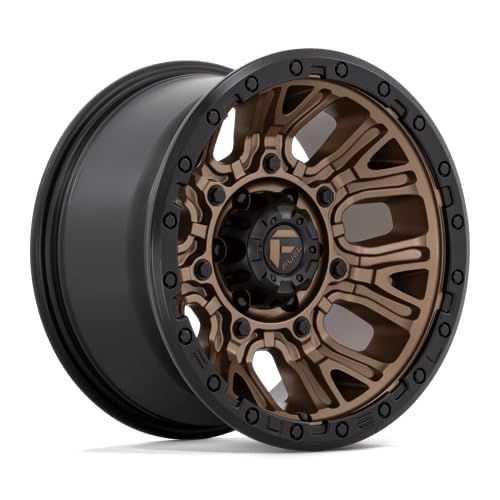 D826 TRACTION FUEL OFF-ROAD 20X10, 5X5.0, 4.79, 18mm MATTE BRONZE WITH BLACK RING - D82620007547