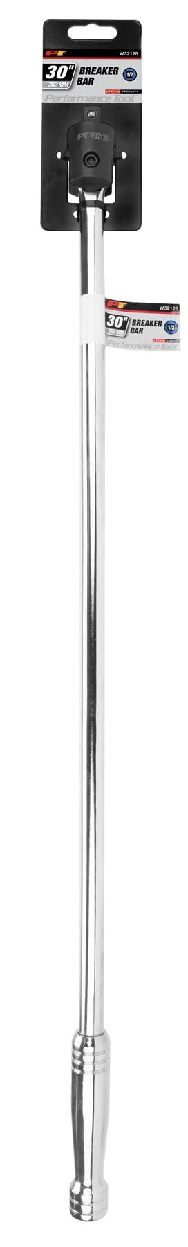 W32126 Performance Tool 1/2-Inch Drive, Heavy Duty 30-Inch Breaker Bar With 180 Degree Swivel Head