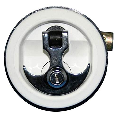 T-H Marine Lock Anchor Handle - White, Stainless Steel Stern with Waterproof O-Ring Seal