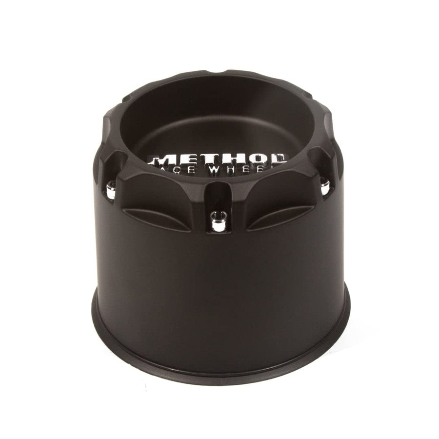 Push Through Method Race Wheels Center Cap, Black