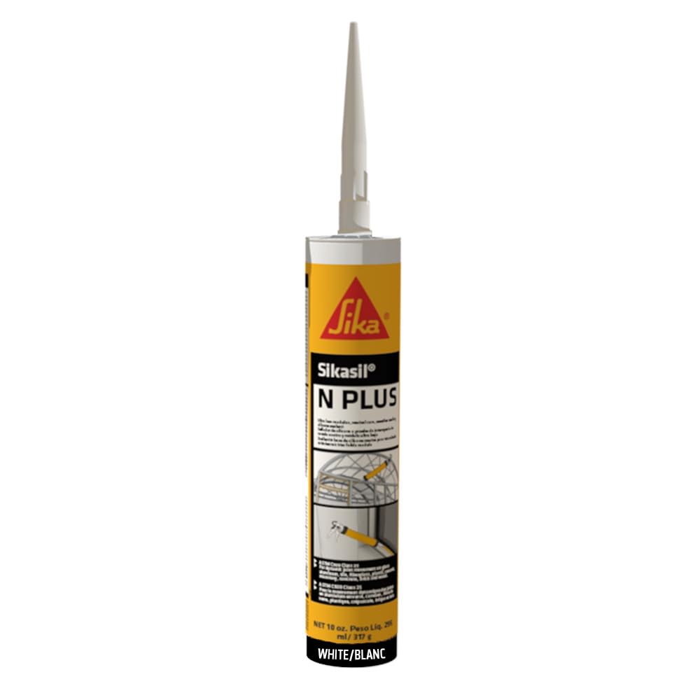 Black Sikasil-N Plus US, Neutral Cure Silicone Assembly Sealant, 295ml Cartridge