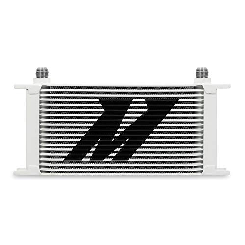 Mishimoto Universal 19 Row Oil Cooler, MMOC-19WT White