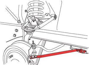94220 Specialty Products Caster Rod (Mustang Adj.)