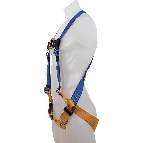 H412002 Werner Basewear Standard (1 D Ring) Harness, Universal Tongue Buckle Legs, 1per Pack