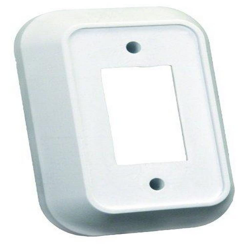 Single JR Products Switch Wall Spacer - White