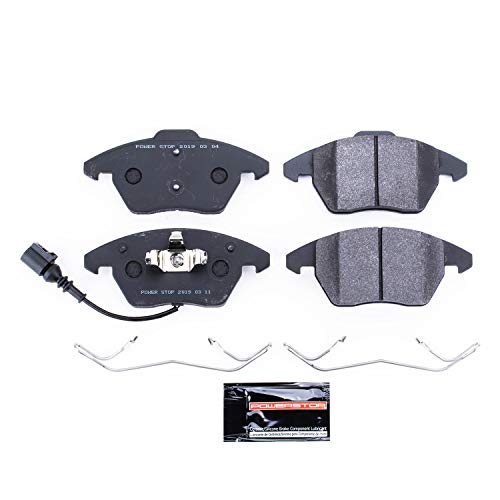 Power Stop Track Day Spec PSA-1107 Front Ceramic Brake Pads For A3, A3 Quattro, TT, TT Quattro, VW Beetle, VW CC, VW Eos, VW GTI, VW Golf, VW Jetta, VW Passat, VW Passat CC, VW Rabbit [Model Specific]