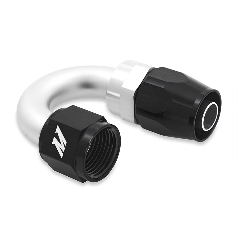 Mishimoto -8AN Braided Line Fitting MMFT-SW-08-180, 180 Degree