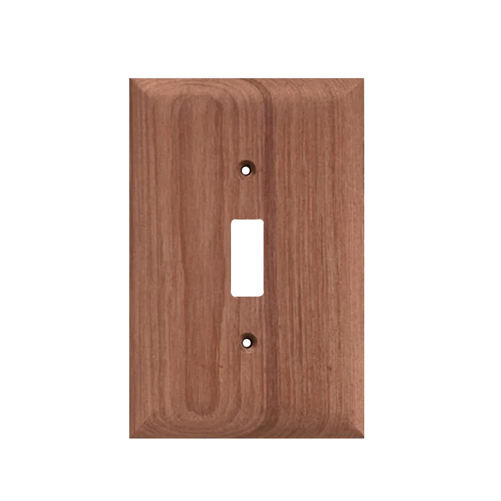 Teak Whitecap Switch Cover Plate