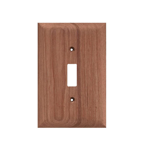Teak Whitecap Switch Cover Plate