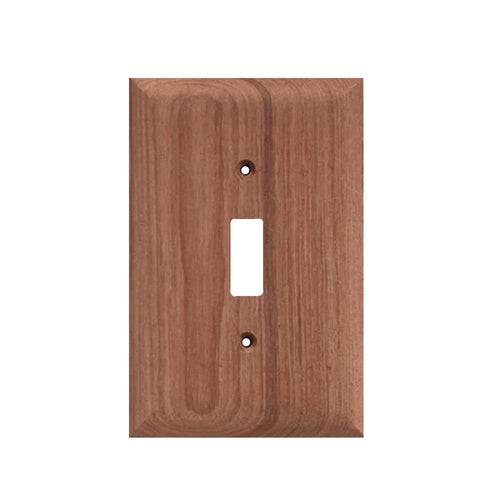 Teak Whitecap Switch Cover Plate