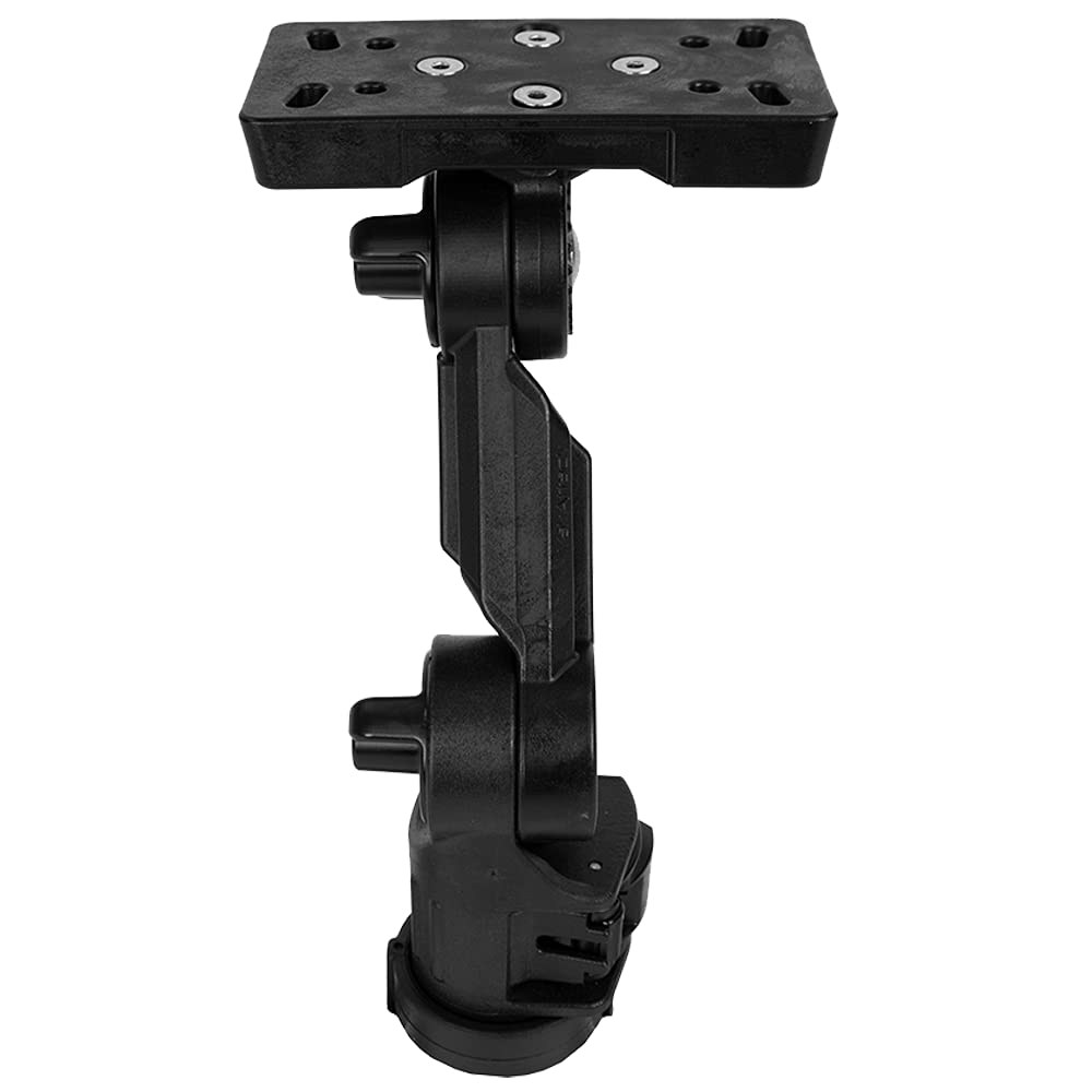 Fish Finder Mount YakAttack for Humminbird Helix 5, 7 and 9 | LockNLoad Kayak Track System | Compatible with GearTrac, MightyMount, and Most Kayak Tracks | Marine Electronics Kayak Accessory
