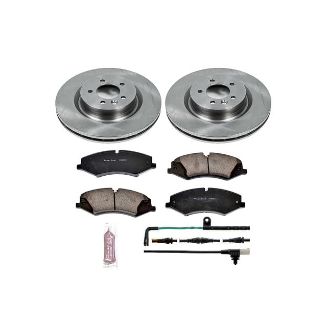Power Stop Autospecialty KOE6719 Front Replacement Brake Kit-OE Brake Rotors & Ceramic Brake Pads For Land Rover LR4 2010 [Model Specific]