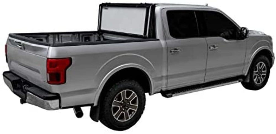 G3010049 LOMAX Stance Hard Tri-Fold Cover; Black Urethane Finish; Split Rail;