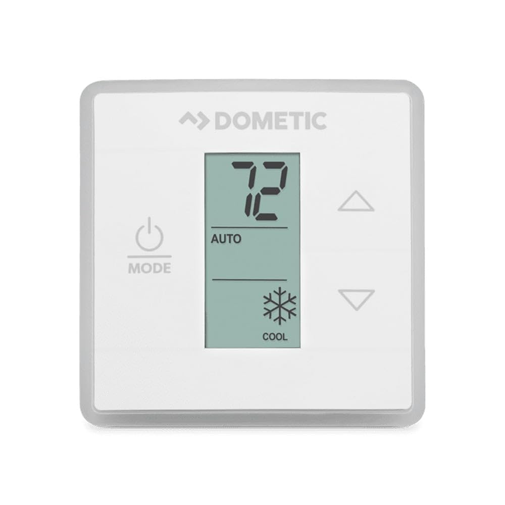 Single Zone Dometic 3316250.700 CT Thermostat, Cool/Furnace, White