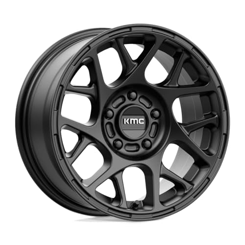 KMC Wheels Bully KM708 17X8 5X4.25 S-BLK 38MM KM70878045738