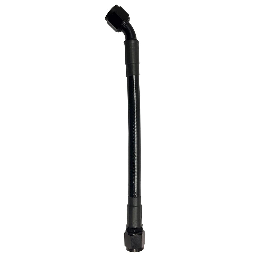 Fragola Performance Systems #6 Ext Ptfe Hose Assy Str X 45 20" Black 6026-1-4-20BL