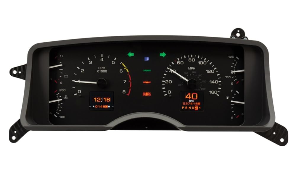 Dakota Digital Retrotech RTX-87F-MUS-X Gauge Instrument System Compatible with Ford 1987-89 Mustang