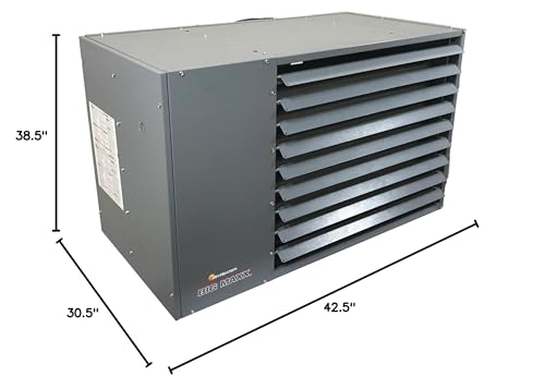 200,000 BTU Mr. Heater Big Maxx Natural Gas Standard Combustion Power Vented Unit Heater with Aluminized Steel Heat Exchanger