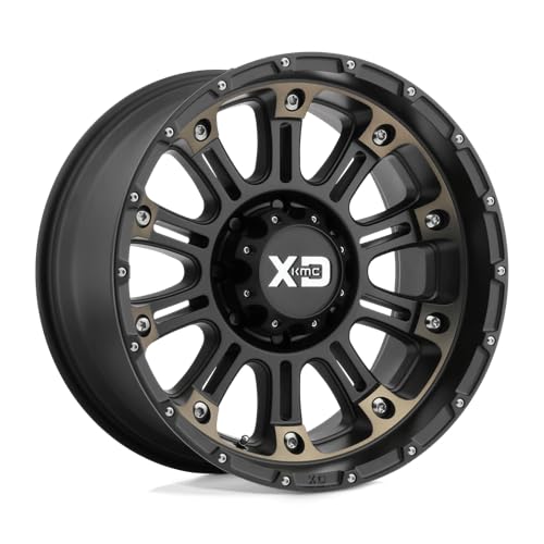 XD Wheels Hoss Ii Xd829 Satin Black MACHINED Dark Tint Wheel with Alloy Steel (20 x 10. inches /5 x 72 mm, -24 mm Offset)