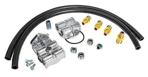 OIL FILTER RELOCATION KIT TRANS-DAPT PERFORMANCE 90 DEGREE/HORIZONTAL (1827)