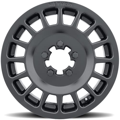 Black Method Race Wheels 407 Bead Grip Wheel with Matte (15 x 6. inches /5 x 4 mm, 51 mm Offset)