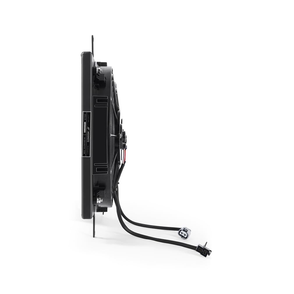 Mishimoto Aluminum Fan Shroud MMFS-MIA-90BK, Compatible with Mazda Miata, 1990-1997, Black