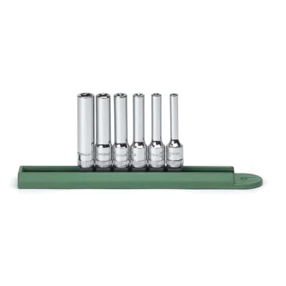 1/4" Drive Deep E Socket Set 6Pc