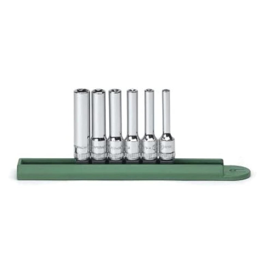 1/4" Drive Deep E Socket Set 6Pc