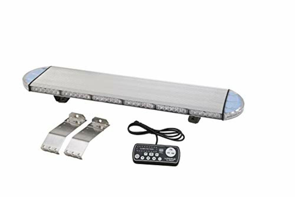 31" Wolo 570A-31 Luminous Led Low Profile Roof Mount Light Bar Amber 12-24 Vdc