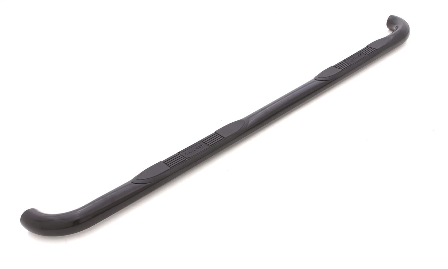 Lund RealTruck 23073783 Black Steel 3" Round Bent Nerf Bars for 2009-2018 Dodge Ram 1500 Quad Cab