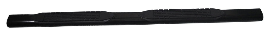 TrailFX Nerf Bars for Chevrolet Silverado 1500 Double Cab 2020-2021 Black Powder Coated Steel 4 Inch Oval Straight Side Steps with Step Pads Welded End Caps Rocker Panel Mount Pair Running Boards