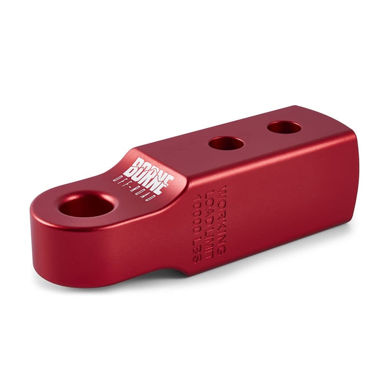 2” Hitch Receiver Borne Off-Road Shackle Mount, Red