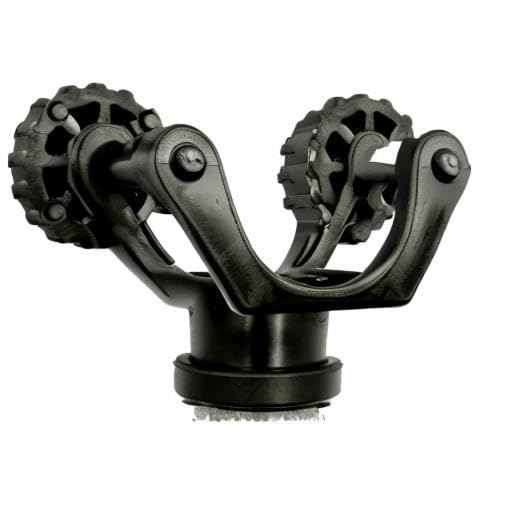 YakAttack Kayak Paddle Holder RotoGrip | Secure & Low-Profile Paddle Holder | Track Mount Compatible with GearTrac, MightyMount, and Most Kayak Track Systems | Rail Mount Oar Grip