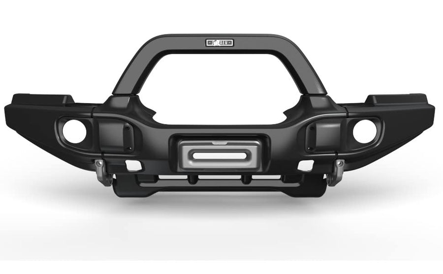 EX Front Bumper AEV (High Flare) for 2018-2026 JL Wrangler/Gladiator - High Clearance, Hot Stamped Boron Steel with Superior Winch Access and Visibility