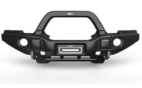 EX Front Bumper AEV (High Flare) for 2018-2026 JL Wrangler/Gladiator - High Clearance, Hot Stamped Boron Steel with Superior Winch Access and Visibility